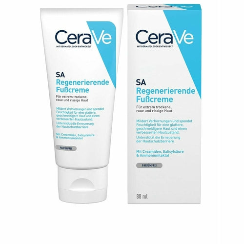 CeraVe SA Renewing Foot Cream - Intensive Moisturizing Treatment (88ml)